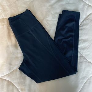 Girlfriend Collective Midnight Blue Compressive High Rise Leggings